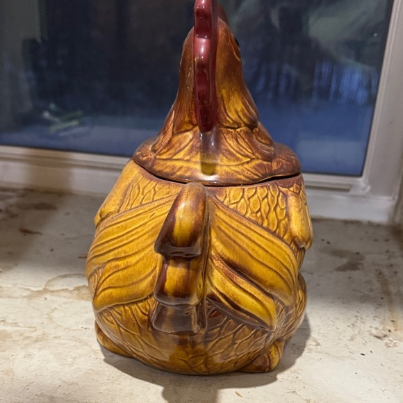 Rustic Rooster Ceramic cookie container - Picture 5 of 5